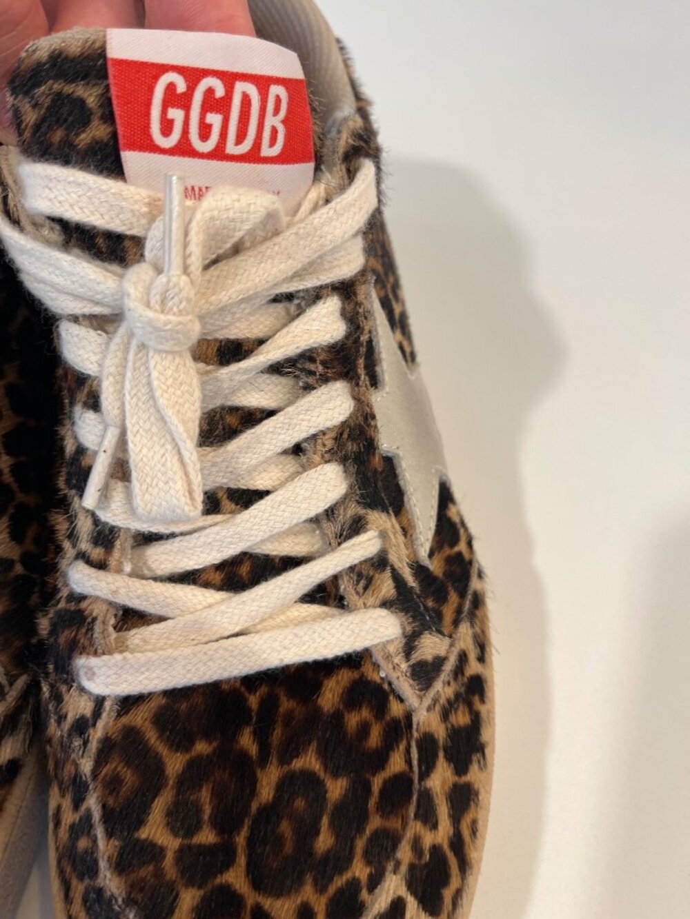 Golden Goose Deluxe Brand Leopard-Print Superstar Sneakers With Distressed Detai - Picture 6 of 14
